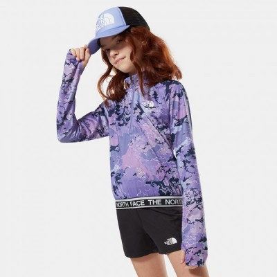 Толстовка для девочек REACTOR 1/2 ZIP SWEATER